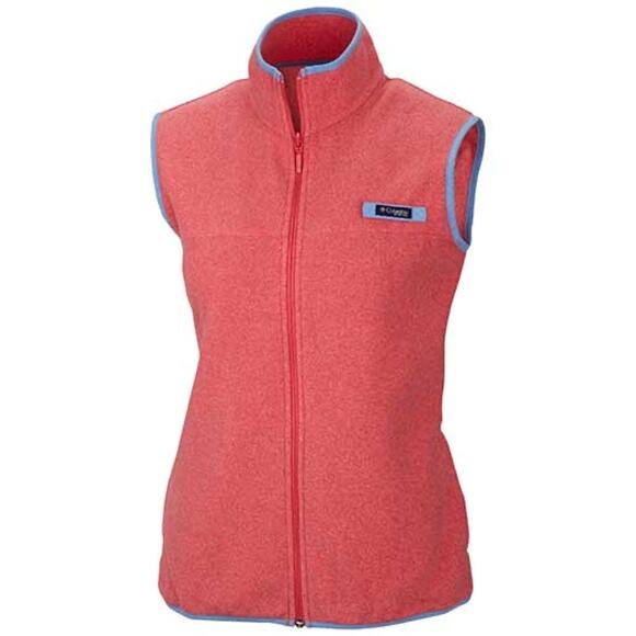 Columbia Women’s PFG Harborside™ Fleece Vest Pink Size Small - Picture 1 of 8